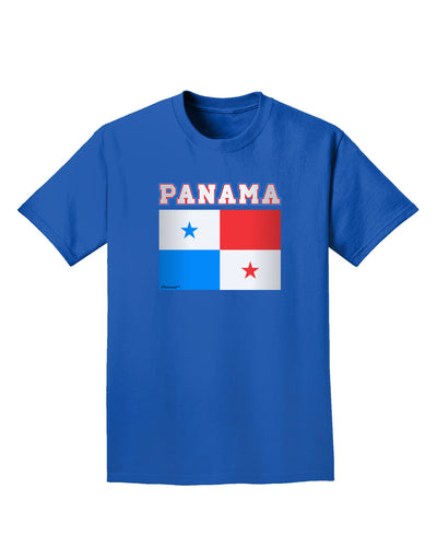 Panama Flag Dark Adult Dark T-Shirt-Mens T-Shirt-TooLoud-Royal-Blue-Small-Davson Sales