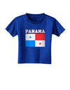 Panama Flag Dark Toddler T-Shirt Dark-Toddler T-Shirt-TooLoud-Royal-Blue-2T-Davson Sales