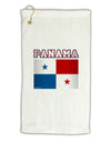 Panama Flag Micro Terry Gromet Golf Towel 16 x 25 inch-Golf Towel-TooLoud-White-Davson Sales