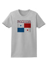 Panama Flag Womens T-Shirt-Womens T-Shirt-TooLoud-AshGray-X-Small-Davson Sales