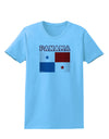 Panama Flag Womens T-Shirt-Womens T-Shirt-TooLoud-Aquatic-Blue-X-Small-Davson Sales