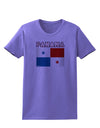 Panama Flag Womens T-Shirt-Womens T-Shirt-TooLoud-Violet-X-Small-Davson Sales