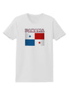 Panama Flag Womens T-Shirt-Womens T-Shirt-TooLoud-White-X-Small-Davson Sales