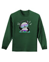 Panda DJ Adult Long Sleeve Dark T-Shirt-TooLoud-Dark-Green-Small-Davson Sales