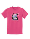 Panda DJ Childrens Dark T-Shirt-Childrens T-Shirt-TooLoud-Sangria-X-Small-Davson Sales