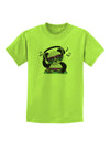 Panda DJ Childrens T-Shirt-Childrens T-Shirt-TooLoud-Lime-Green-X-Small-Davson Sales