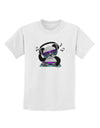 Panda DJ Childrens T-Shirt-Childrens T-Shirt-TooLoud-White-X-Small-Davson Sales