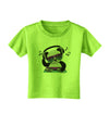 Panda DJ Toddler T-Shirt-Toddler T-Shirt-TooLoud-Lime-Green-2T-Davson Sales