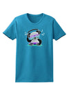 Panda DJ Womens Dark T-Shirt-TooLoud-Turquoise-X-Small-Davson Sales