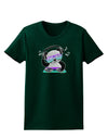 Panda DJ Womens Dark T-Shirt-TooLoud-Forest-Green-Small-Davson Sales