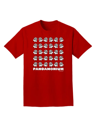 Pandamonium Pandas Adult Dark T-Shirt by TooLoud-Mens T-Shirt-TooLoud-Red-Small-Davson Sales