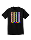 Pandamonium Rainbow Pandas Adult Dark T-Shirt by TooLoud-Mens T-Shirt-TooLoud-Black-Small-Davson Sales