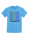 Pandamonium Rainbow Pandas Childrens T-Shirt by TooLoud-Childrens T-Shirt-TooLoud-Aquatic-Blue-X-Small-Davson Sales