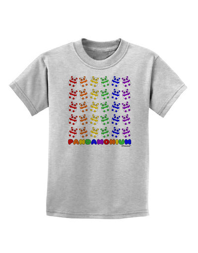 Pandamonium Rainbow Pandas Childrens T-Shirt by TooLoud-Childrens T-Shirt-TooLoud-AshGray-X-Small-Davson Sales