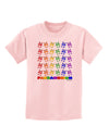 Pandamonium Rainbow Pandas Childrens T-Shirt by TooLoud-Childrens T-Shirt-TooLoud-PalePink-X-Small-Davson Sales