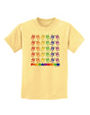 Pandamonium Rainbow Pandas Childrens T-Shirt by TooLoud-Childrens T-Shirt-TooLoud-Daffodil-Yellow-X-Small-Davson Sales