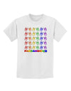 Pandamonium Rainbow Pandas Childrens T-Shirt by TooLoud-Childrens T-Shirt-TooLoud-White-X-Small-Davson Sales