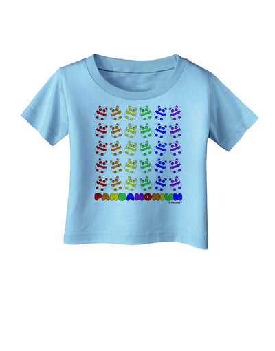 Pandamonium Rainbow Pandas Infant T-Shirt by TooLoud-Infant T-Shirt-TooLoud-Aquatic-Blue-06-Months-Davson Sales