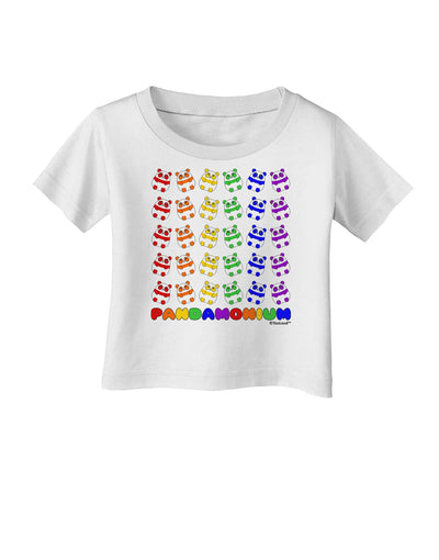 Pandamonium Rainbow Pandas Infant T-Shirt by TooLoud-Infant T-Shirt-TooLoud-White-06-Months-Davson Sales