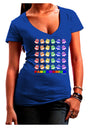 Pandamonium Rainbow Pandas Juniors V-Neck Dark T-Shirt by TooLoud-Womens V-Neck T-Shirts-TooLoud-Royal-Blue-Juniors Fitted Small-Davson Sales