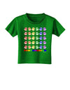 Pandamonium Rainbow Pandas Toddler T-Shirt Dark by TooLoud-Toddler T-Shirt-TooLoud-Clover-Green-2T-Davson Sales