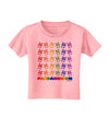 Pandamonium Rainbow Pandas Toddler T-Shirt by TooLoud-Toddler T-Shirt-TooLoud-Candy-Pink-2T-Davson Sales