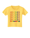 Pandamonium Rainbow Pandas Toddler T-Shirt by TooLoud-Toddler T-Shirt-TooLoud-Yellow-2T-Davson Sales