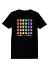 Pandamonium Rainbow Pandas Womens Dark T-Shirt by TooLoud-Womens T-Shirt-TooLoud-Black-X-Small-Davson Sales