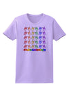 Pandamonium Rainbow Pandas Womens T-Shirt by TooLoud-Womens T-Shirt-TooLoud-Lavender-X-Small-Davson Sales