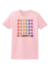 Pandamonium Rainbow Pandas Womens T-Shirt by TooLoud-Womens T-Shirt-TooLoud-PalePink-X-Small-Davson Sales