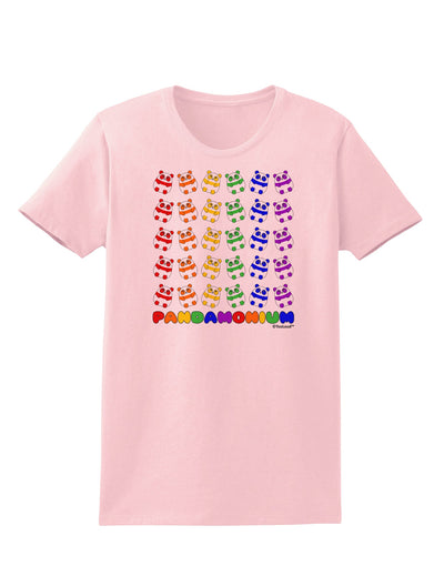 Pandamonium Rainbow Pandas Womens T-Shirt by TooLoud-Womens T-Shirt-TooLoud-PalePink-X-Small-Davson Sales