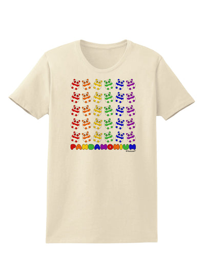 Pandamonium Rainbow Pandas Womens T-Shirt by TooLoud-Womens T-Shirt-TooLoud-Natural-X-Small-Davson Sales