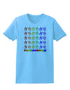 Pandamonium Rainbow Pandas Womens T-Shirt by TooLoud-Womens T-Shirt-TooLoud-Aquatic-Blue-X-Small-Davson Sales