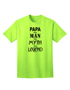 Papa Adult T-Shirt by TooLoud: Embrace the Legendary Status-Mens T-shirts-TooLoud-Neon-Green-Small-Davson Sales