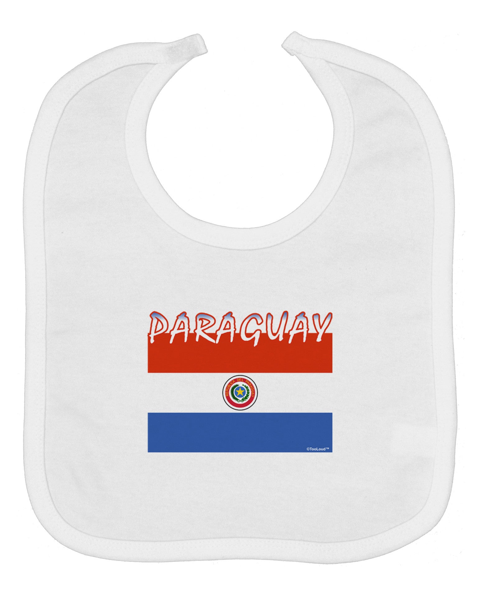 Paraguay Flag Baby Bib