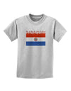 Paraguay Flag Childrens T-Shirt-Childrens T-Shirt-TooLoud-AshGray-X-Small-Davson Sales