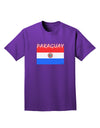 Paraguay Flag Dark Adult Dark T-Shirt-Mens T-Shirt-TooLoud-Purple-Small-Davson Sales