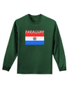 Paraguay Flag Dark Adult Long Sleeve Dark T-Shirt-TooLoud-Dark-Green-Small-Davson Sales