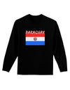 Paraguay Flag Dark Adult Long Sleeve Dark T-Shirt-TooLoud-Black-Small-Davson Sales