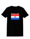 Paraguay Flag Dark Womens Dark T-Shirt-TooLoud-Black-X-Small-Davson Sales