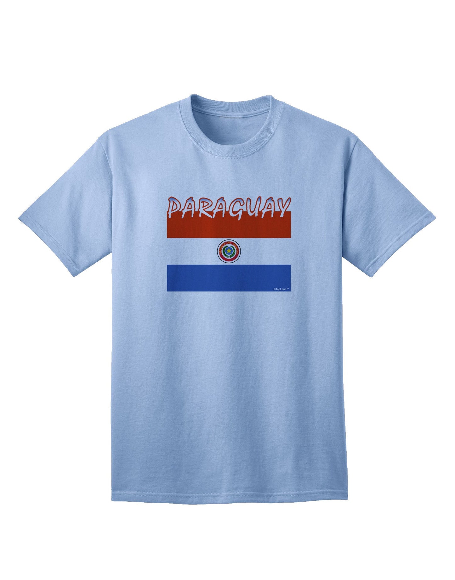 Paraguay Flag Inspired Adult T-Shirt - A Patriotic Fashion Statement-Mens T-shirts-TooLoud-Light-Blue-Small-Davson Sales