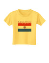 Paraguay Flag Toddler T-Shirt-Toddler T-Shirt-TooLoud-Yellow-2T-Davson Sales