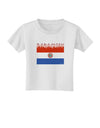 Paraguay Flag Toddler T-Shirt-Toddler T-Shirt-TooLoud-White-2T-Davson Sales