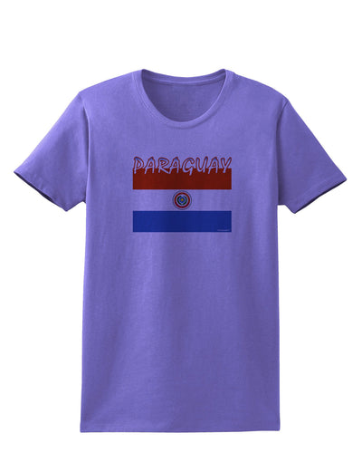 Paraguay Flag Womens T-Shirt-Womens T-Shirt-TooLoud-Violet-X-Small-Davson Sales