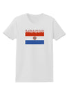 Paraguay Flag Womens T-Shirt-Womens T-Shirt-TooLoud-White-X-Small-Davson Sales