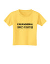 Paranormal Investigator Toddler T-Shirt-Toddler T-Shirt-TooLoud-Yellow-2T-Davson Sales