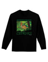 Parasaurolophus Walkeri - With Name Adult Long Sleeve Dark T-Shirt-TooLoud-Black-Small-Davson Sales