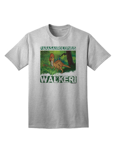 Parasaurolophus Walkeri - With Name Adult T-Shirt-unisex t-shirt-TooLoud-AshGray-Small-Davson Sales