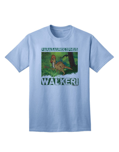 Parasaurolophus Walkeri - With Name Adult T-Shirt-unisex t-shirt-TooLoud-Light-Blue-Small-Davson Sales