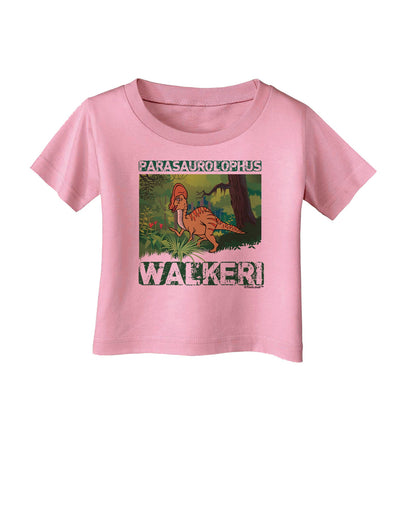 Parasaurolophus Walkeri - With Name Infant T-Shirt-Infant T-Shirt-TooLoud-Candy-Pink-06-Months-Davson Sales